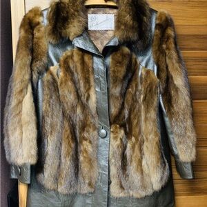 Schumacher Women's Brown and Tan Sable Mink Fur Jacket